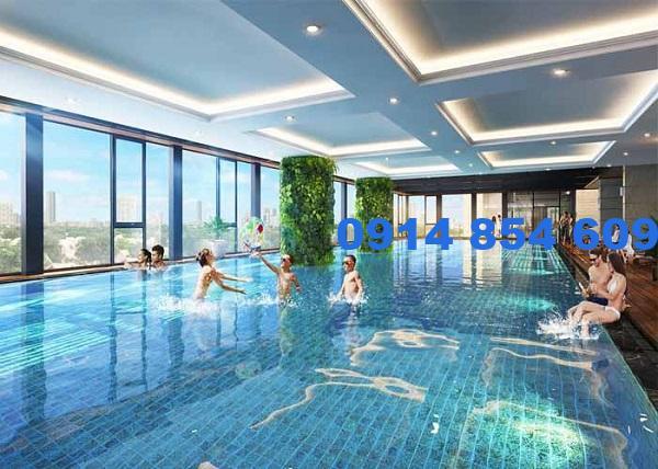 Giấc mơ thấy bể bơi đầy nước