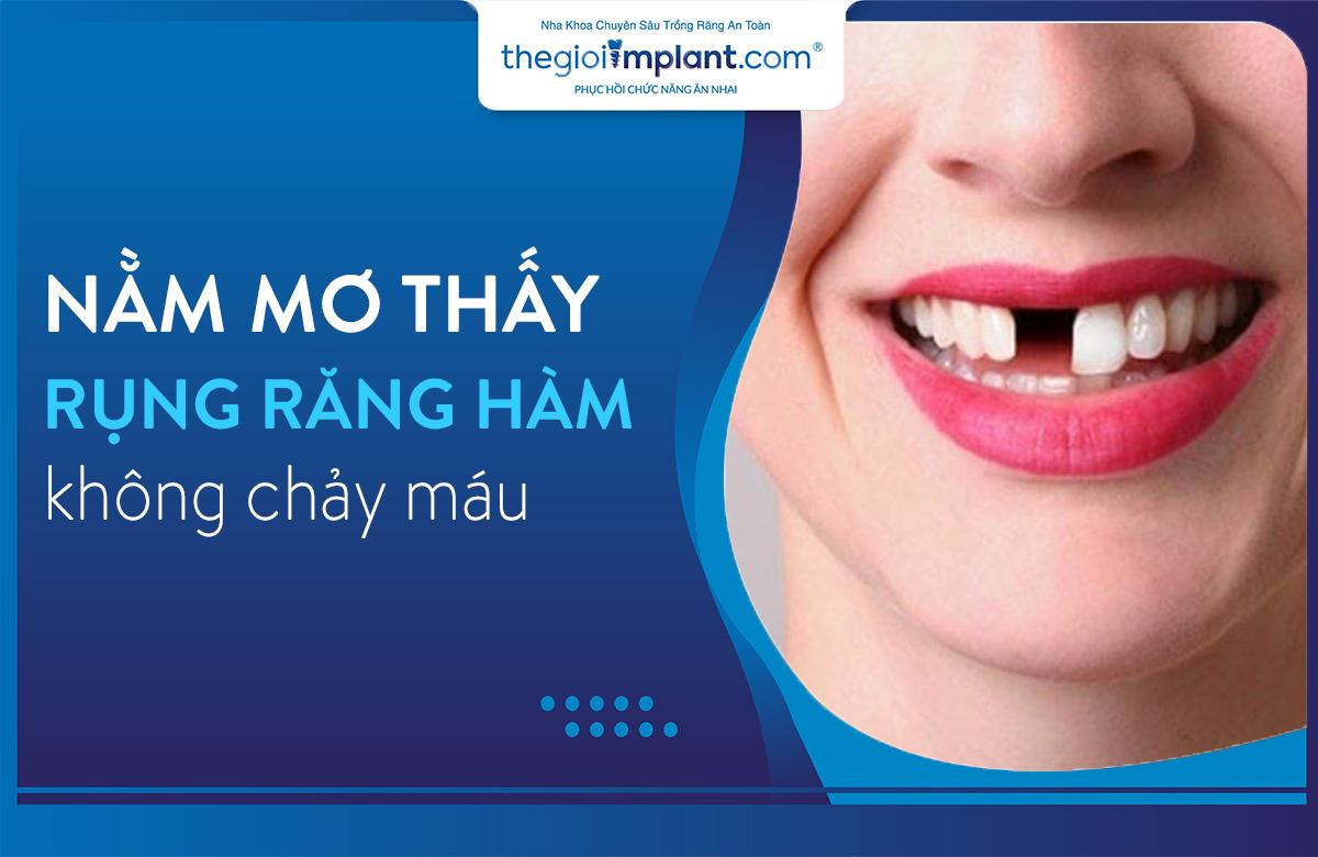 Giải mã giấc mơ rụng răng hàm trên